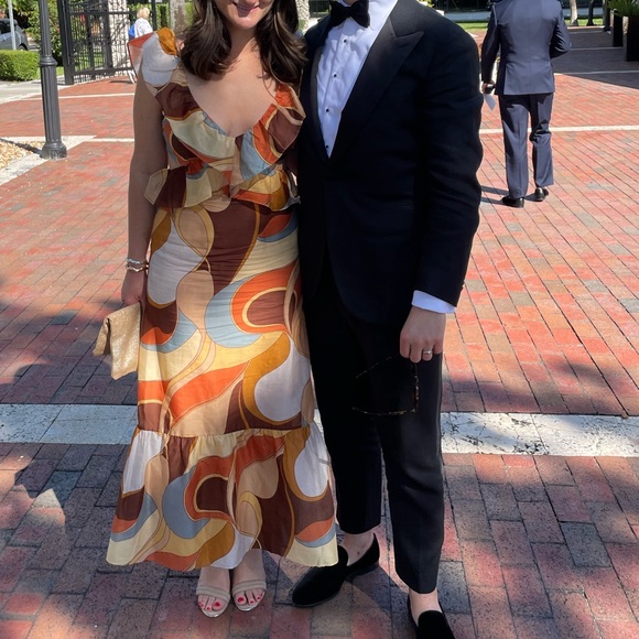 SIR. Vista Frill Midi Dress - Picture 5 of 5